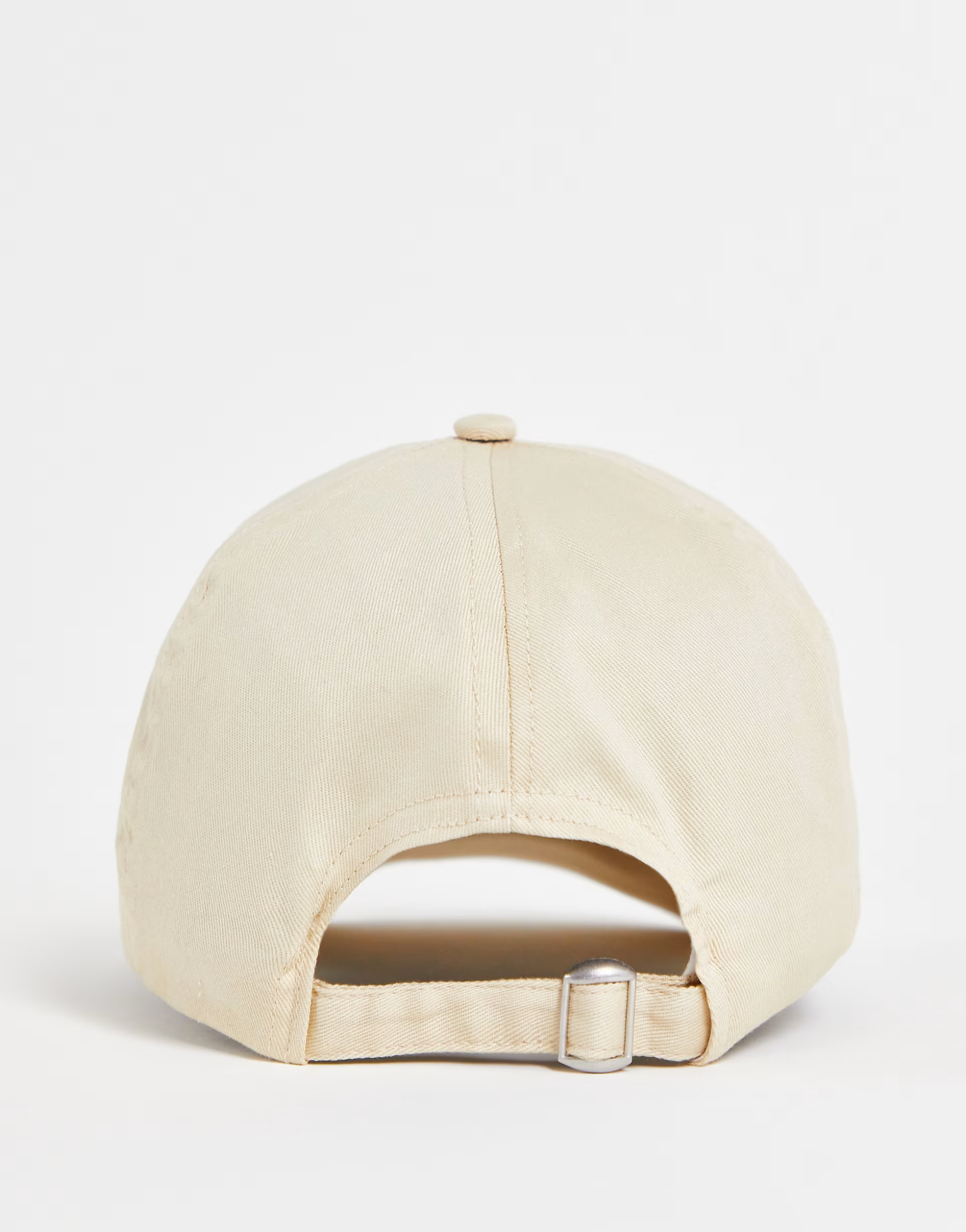 New Girl Order embroidered cap with fantasy spellout in beige
