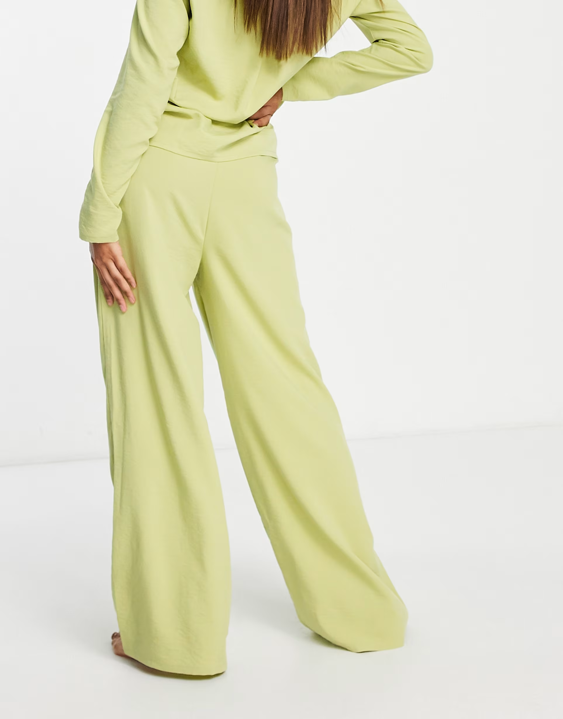 The Frolic Womens Maternity Beach Trouser Co-Ord In Green
