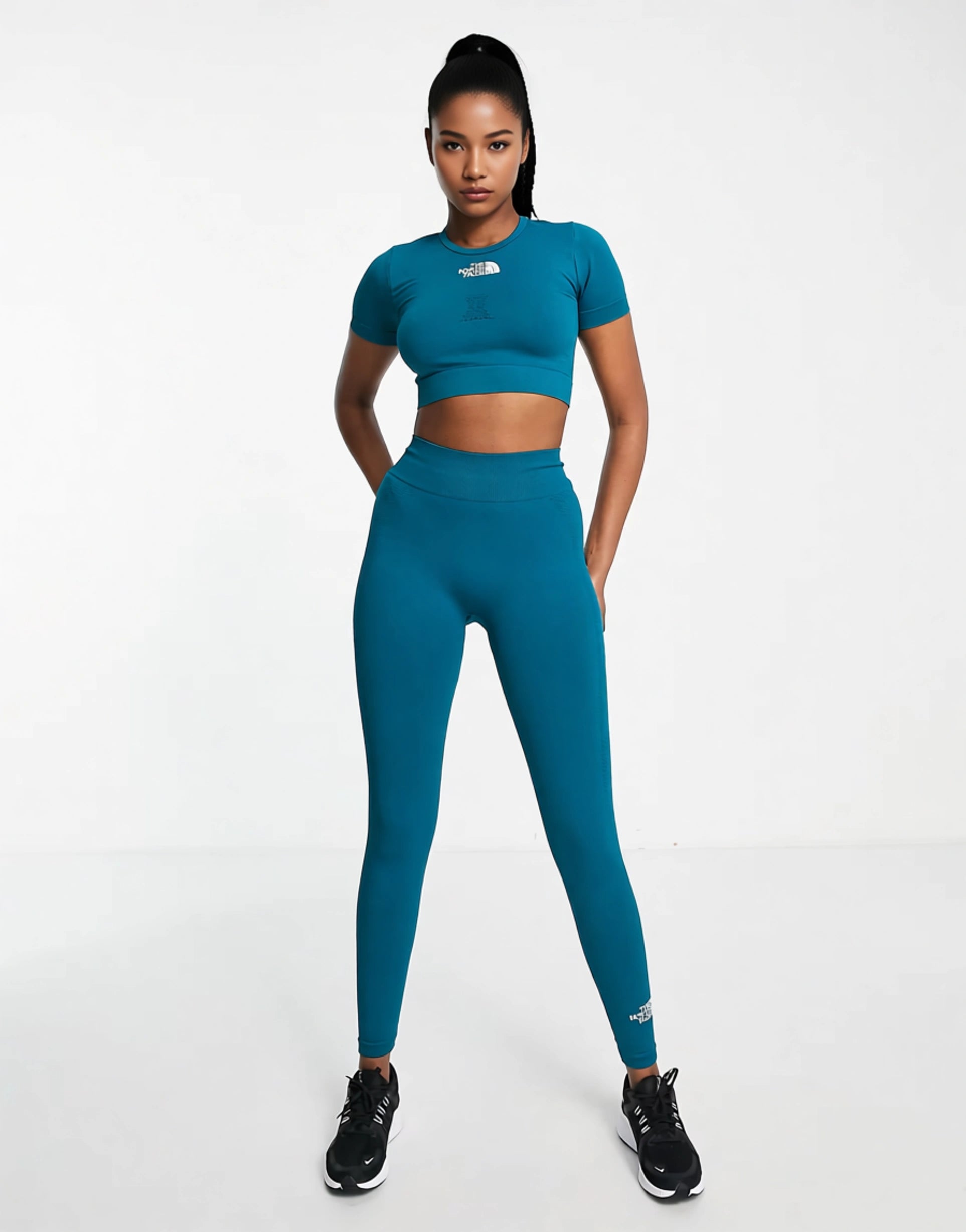 Womens The North Face Training Seamless Top In Teal
