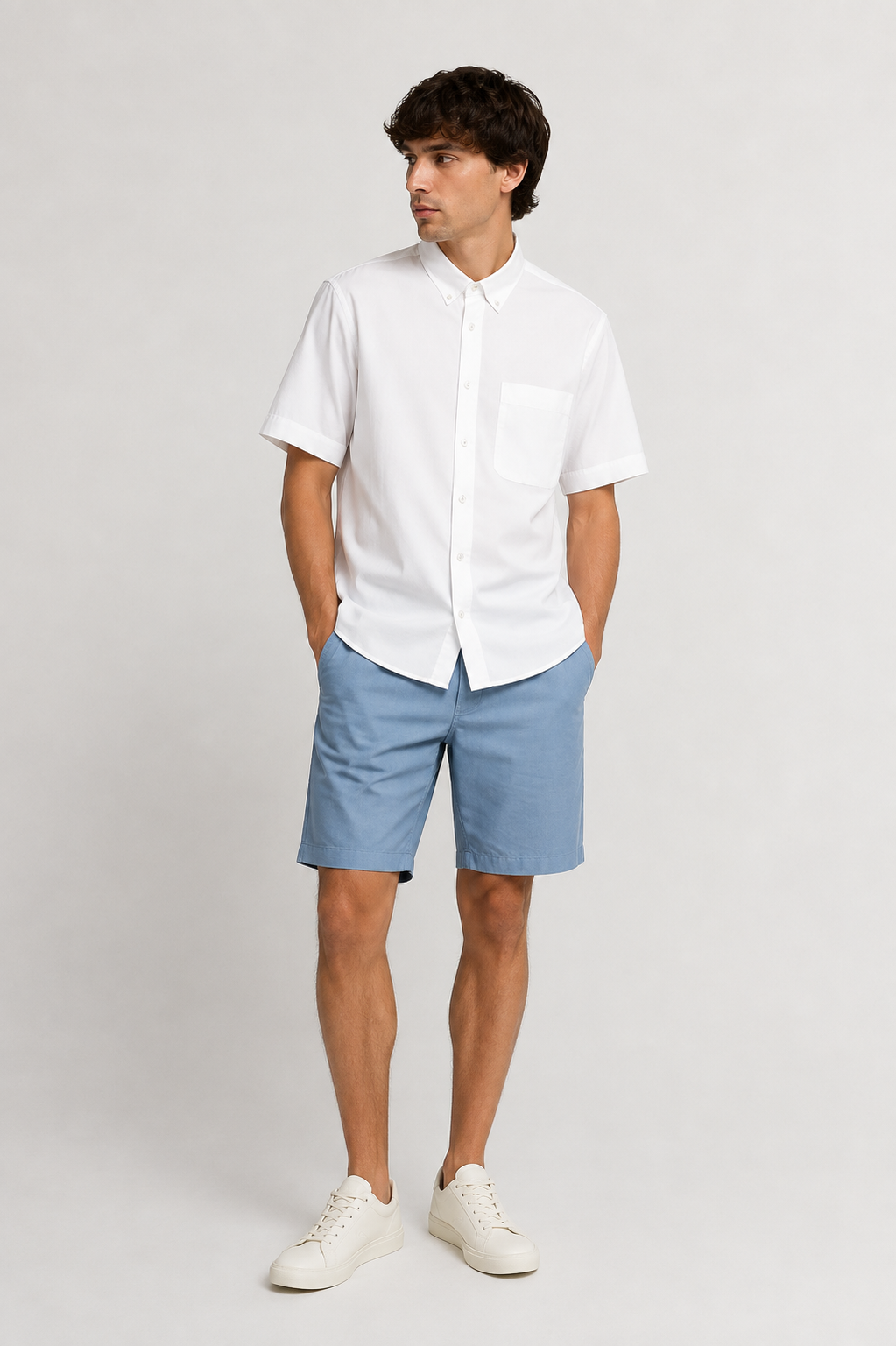 NN.07 Arne ss 5969 casual shirt in white