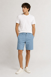 NN.07 Theodor 1365 regular fit shorts in ashley blue