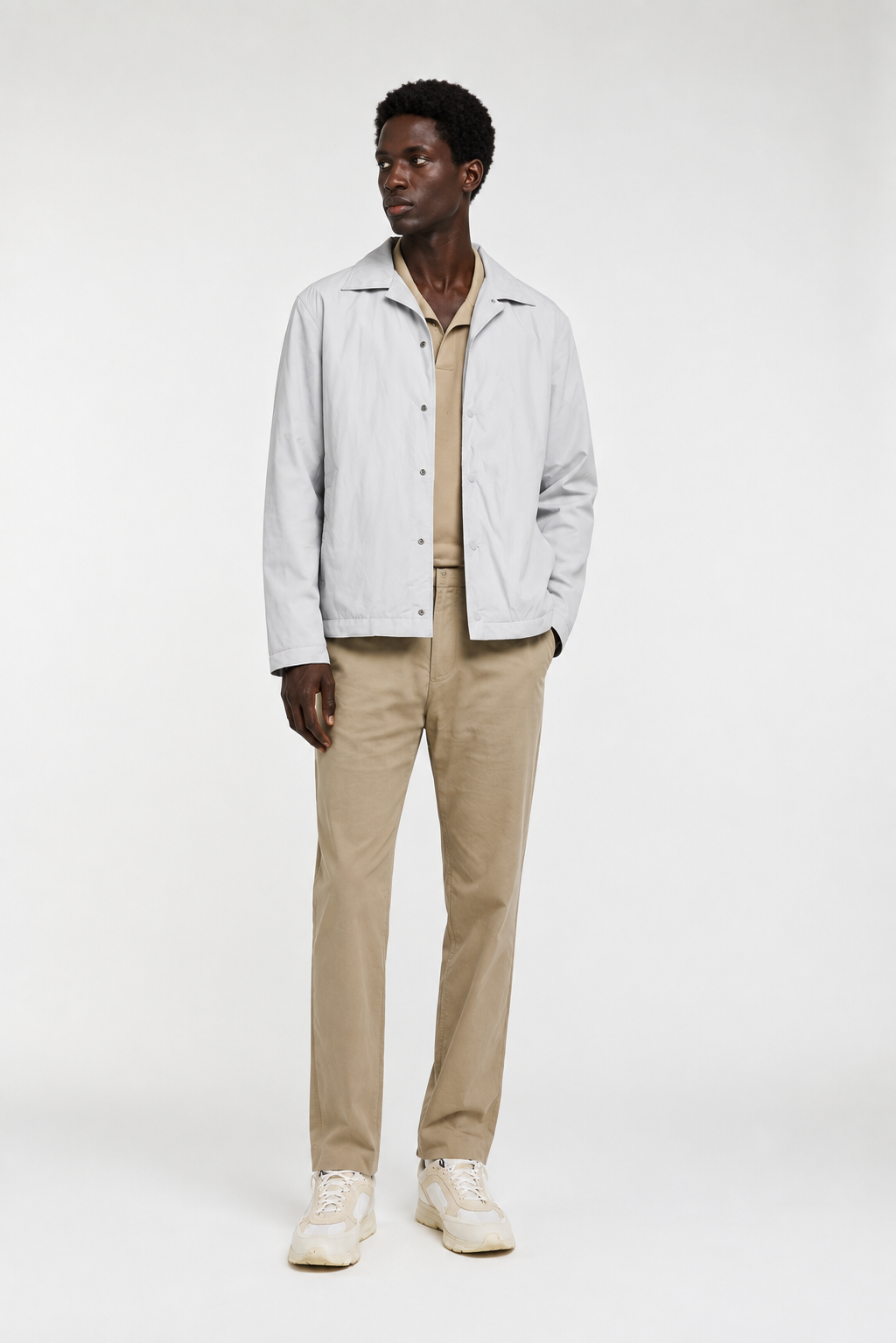 NN.07 Clyde 8280 regular fit light jacket in harbor mist
