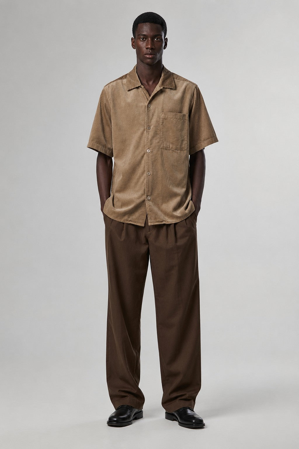 NN.07 Julio SS 5083 casual shirt in greige