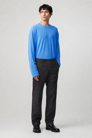 NN.07 Kurt ls 3323 regular fit long-sleeved t-shirt in blue coral