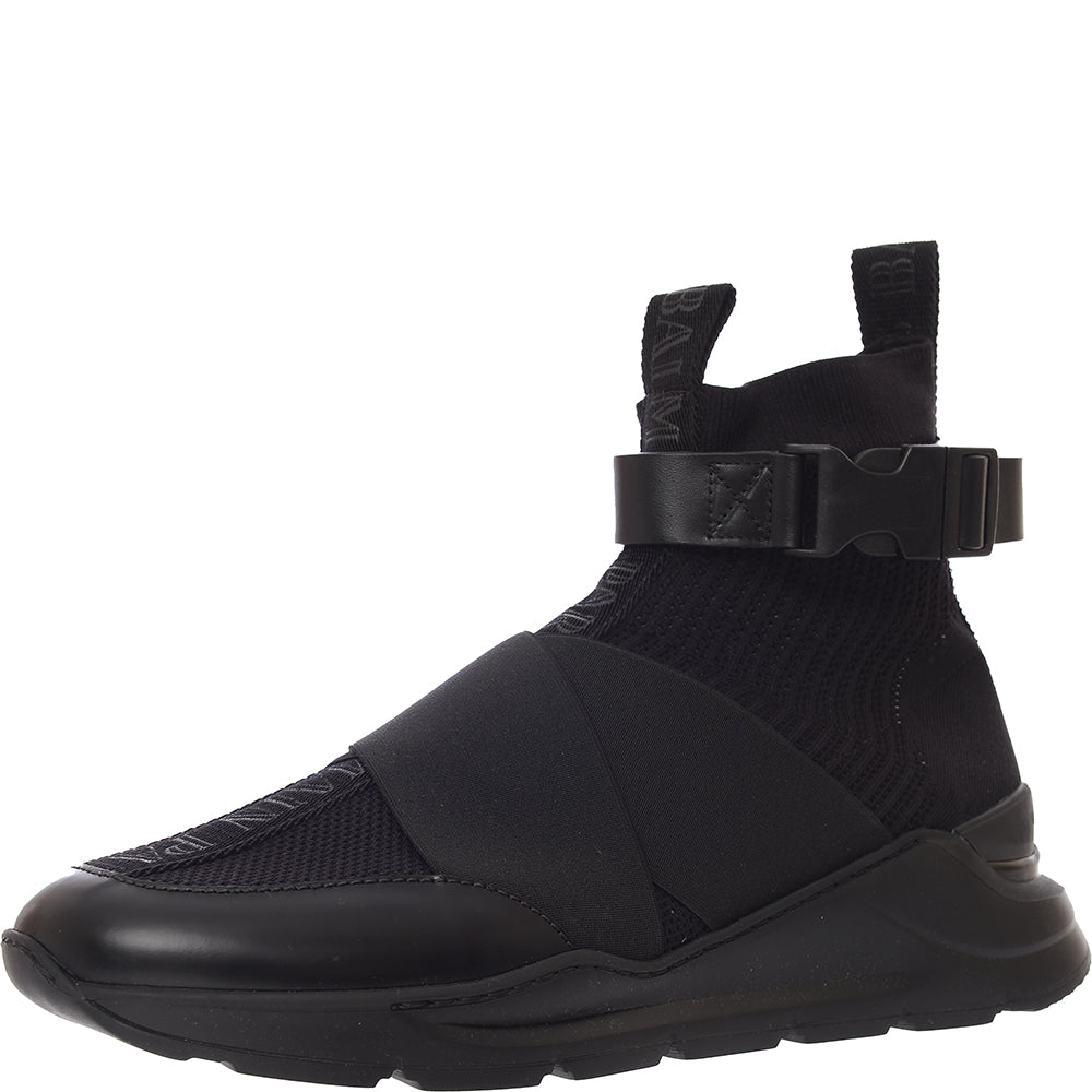 Balmain Mens Sneakers In Black