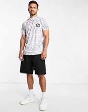 Liquor N Poker Mens Jersey Top in Snakeskin In Multi