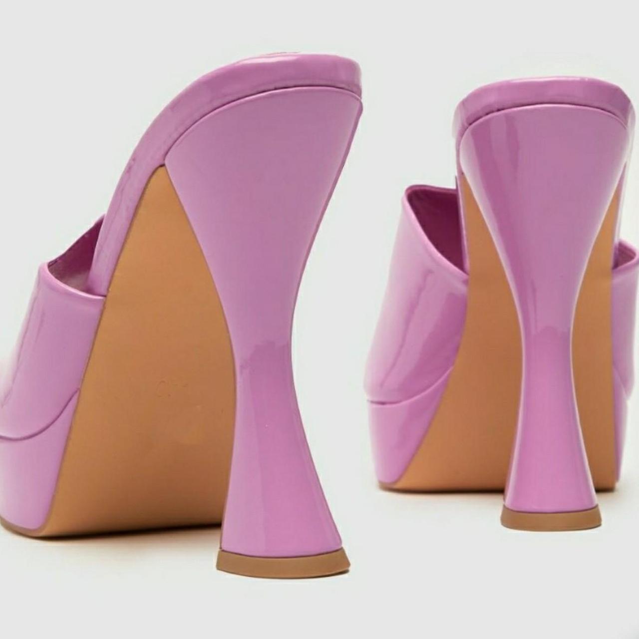 Shellys London Womens Candy Pop Platform Mule Sandals In Pink