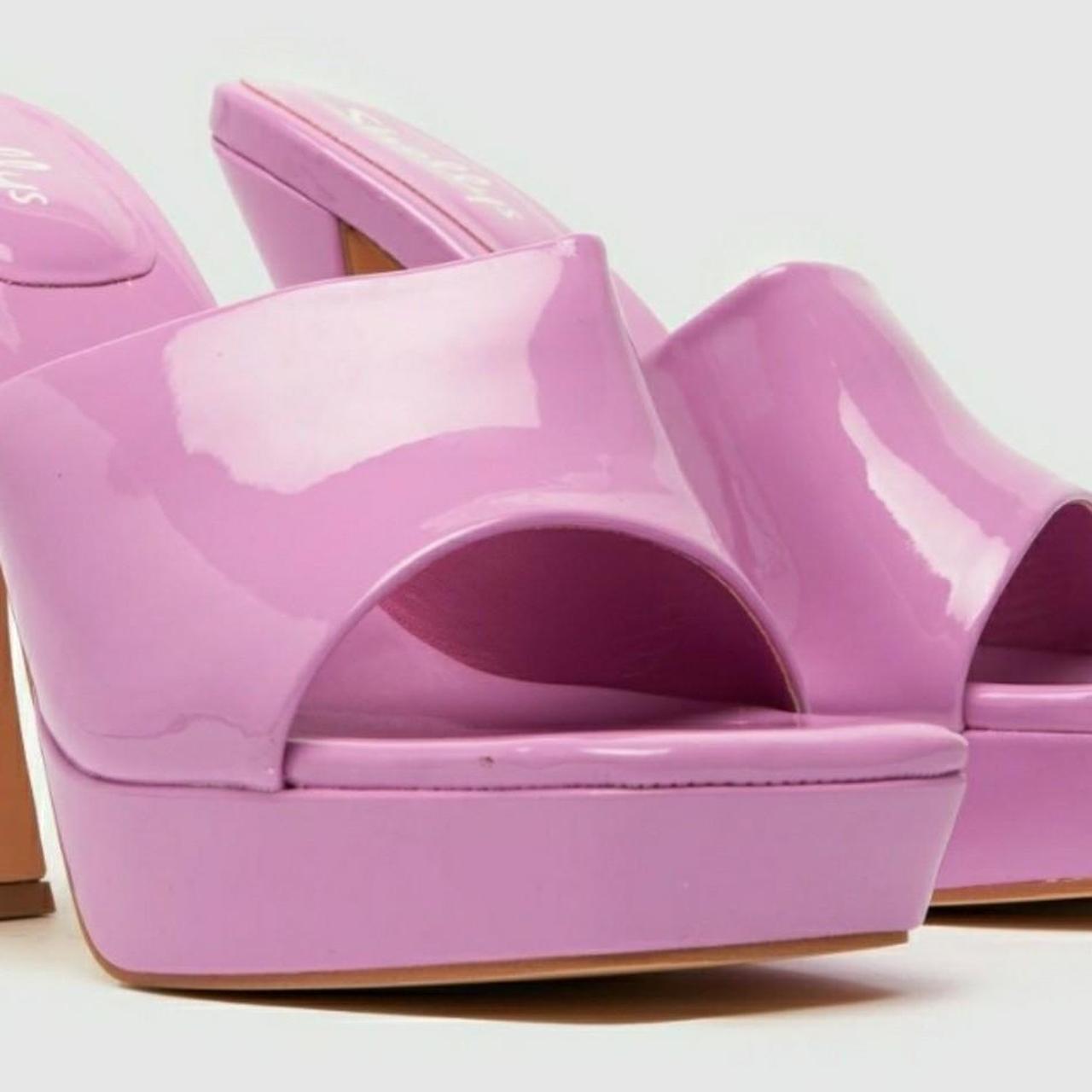 Shellys London Womens Candy Pop Platform Mule Sandals In Pink
