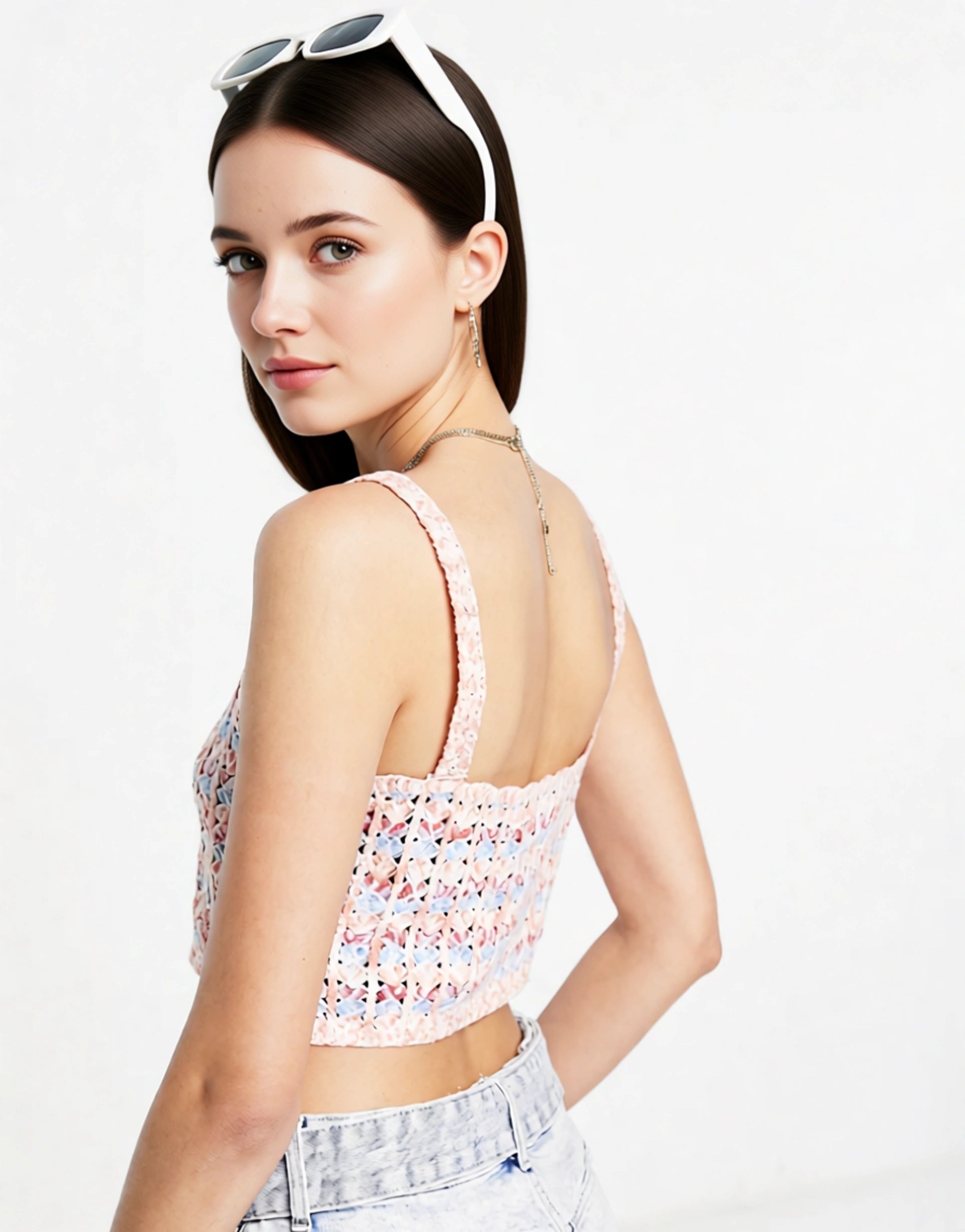 Urban Revivo Womens Knitted Cami Top In Stripe In Multi