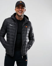 Mens Ellesse Lombardy Padded Jacket in Black