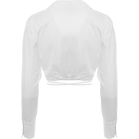 Envii Women's White Wrap Front Shirt