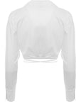 Envii Women's White Wrap Front Shirt