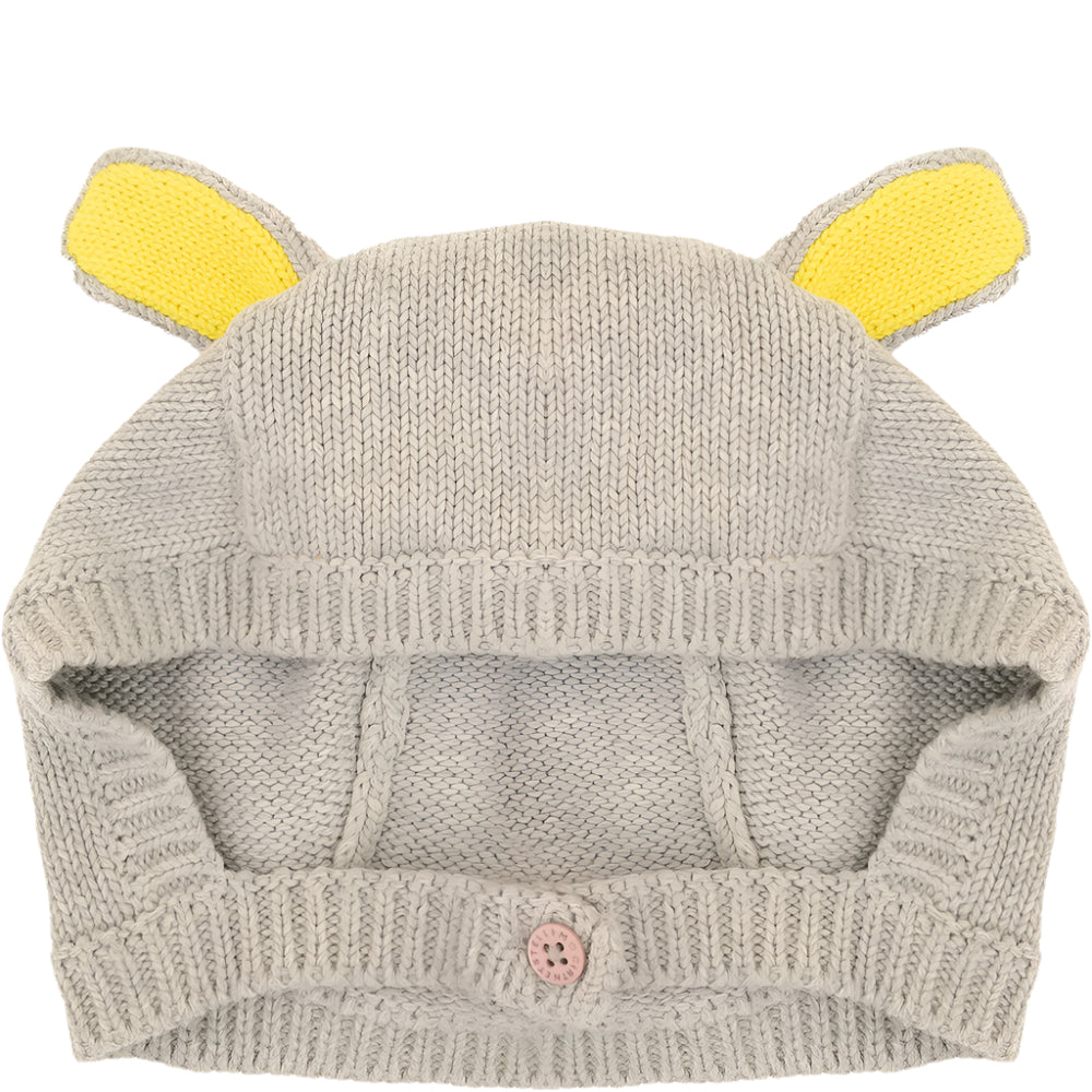 Stella McCartney Unisex Kids Knitted Hat in Grey