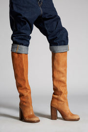 Dsquared2 Women's Knee-High Boots in Brown