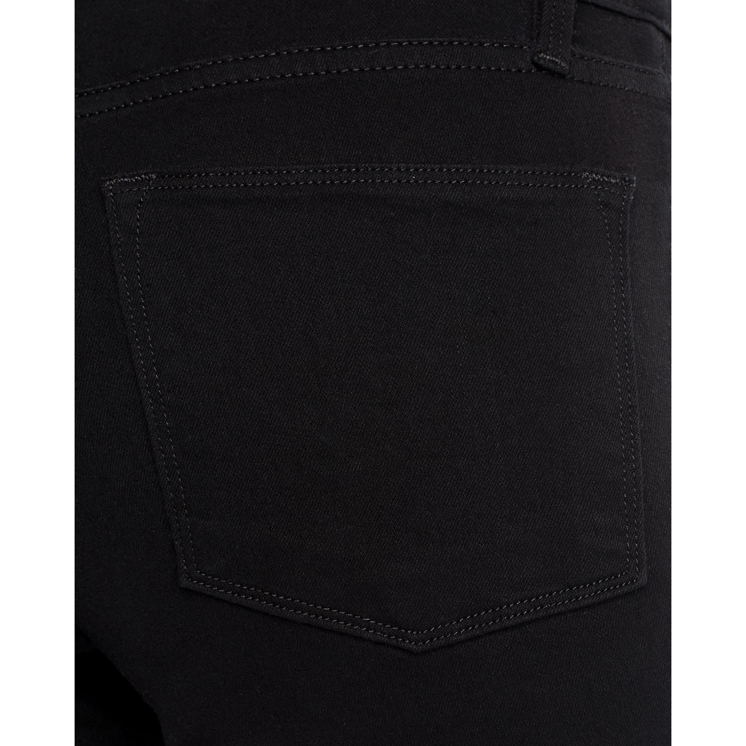 Womens Frame Denim Straight Jeans In Black