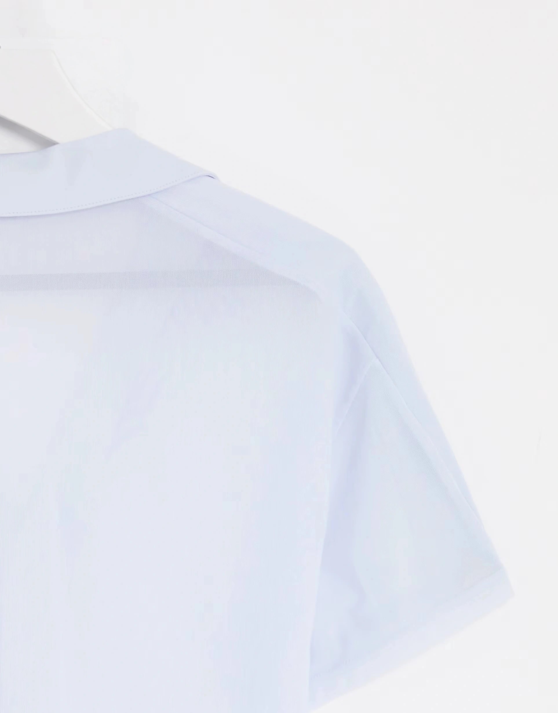 Womens Puma Organza Mesh Shirt In Pale Blue