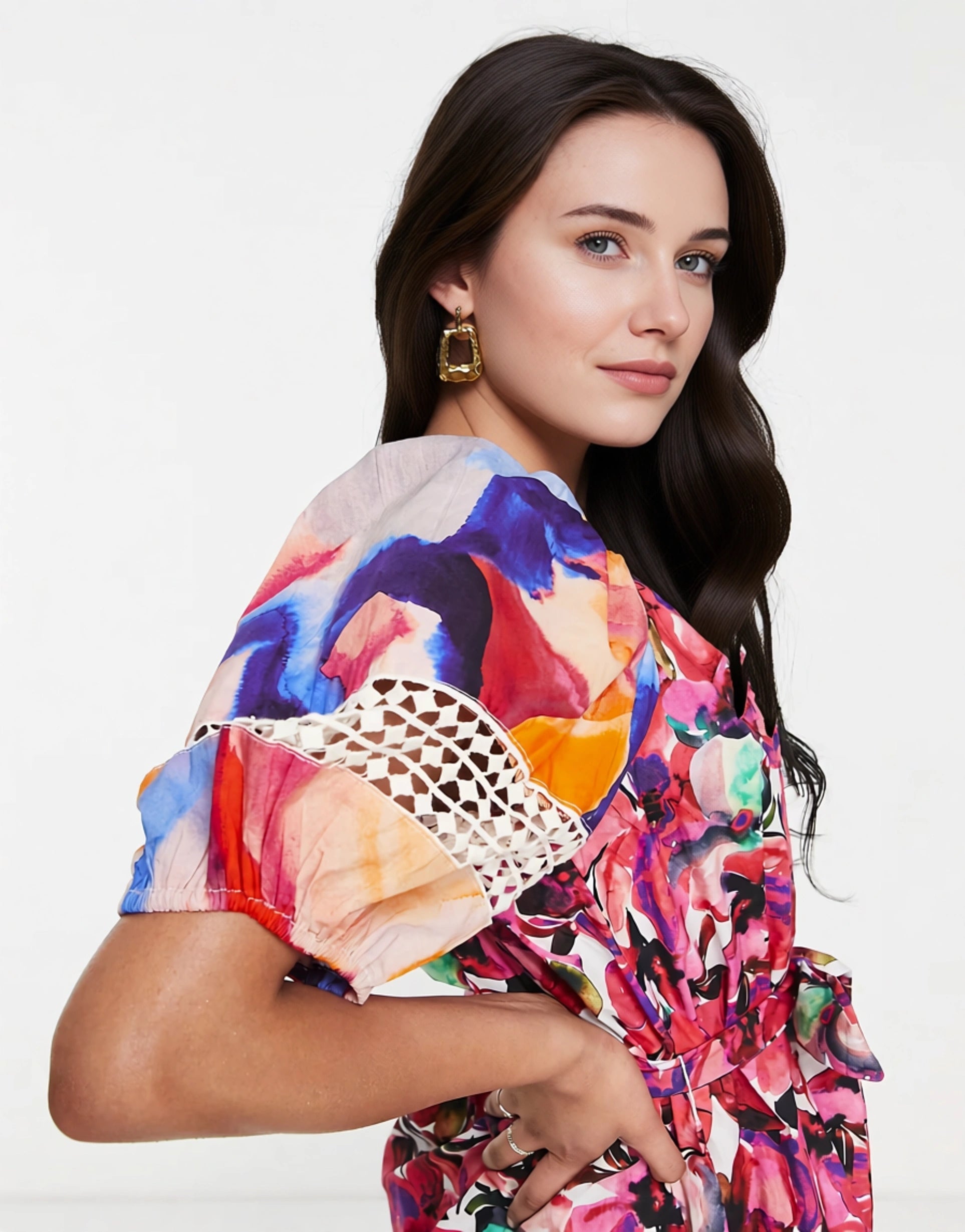 French Connection Womens Organic Cotton Mini Dr In Pink