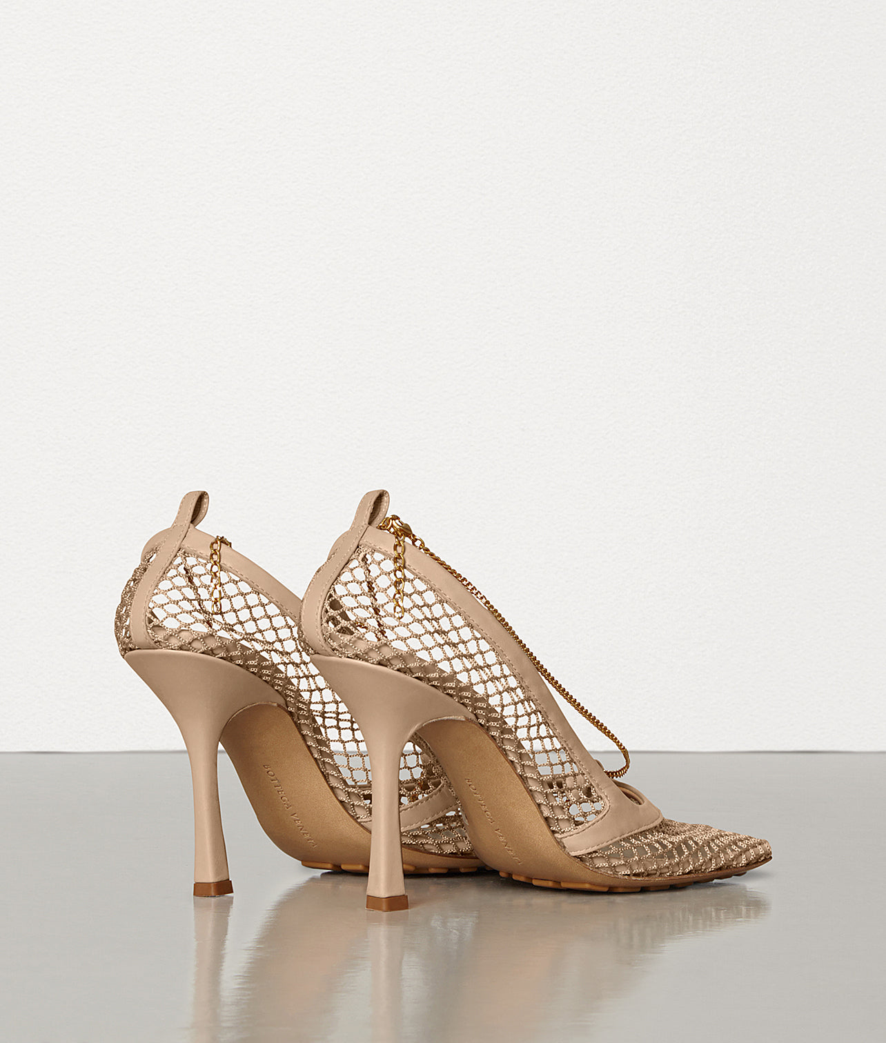 Bottega Veneta Women's Heels in Gold