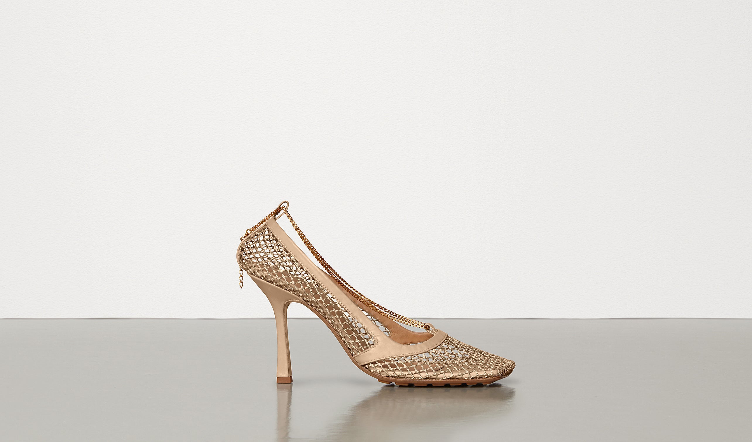 Bottega Veneta Women's Heels in Gold