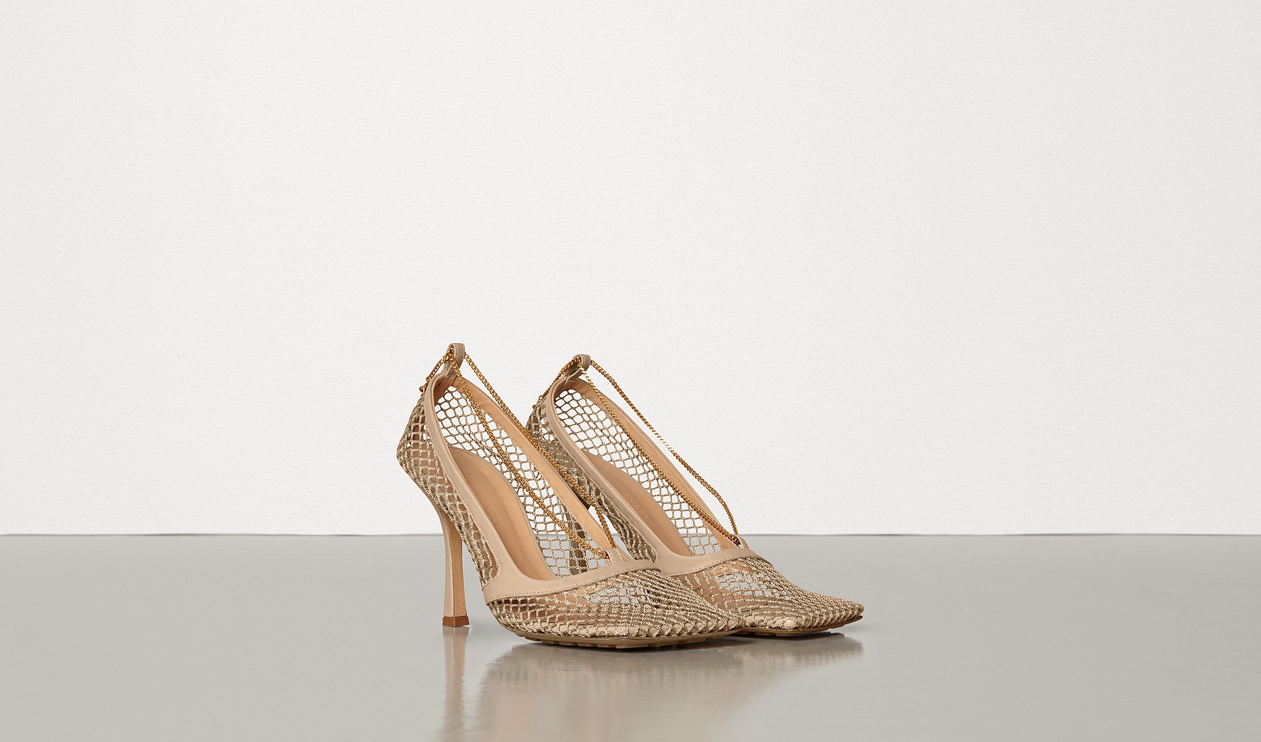 Bottega Veneta Women's Heels in Gold