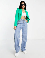 French Connection Womens indi Whisper Ruth Blazer In Green