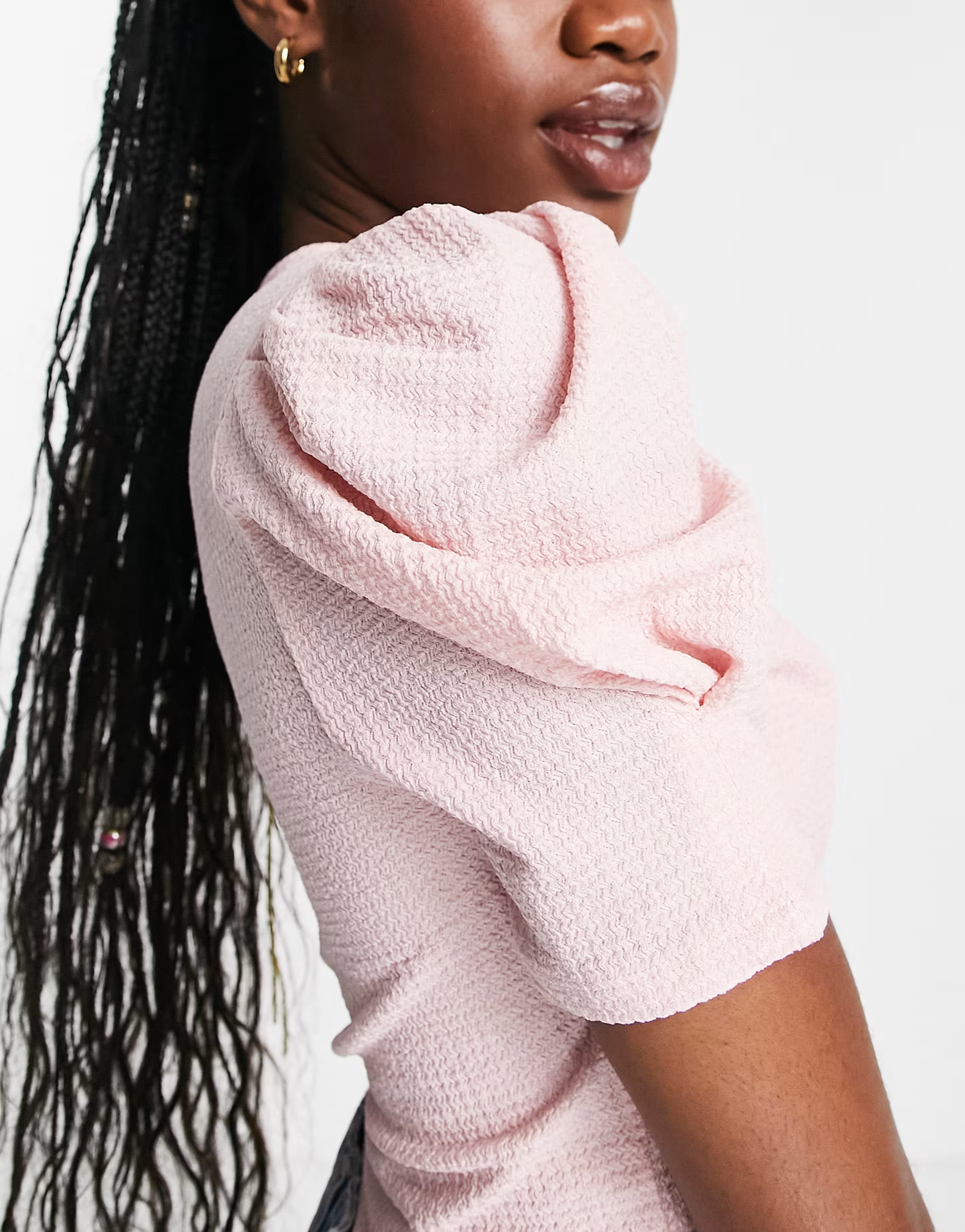 Urban Revivo Womens Bow Front T-Shirt In Pink
