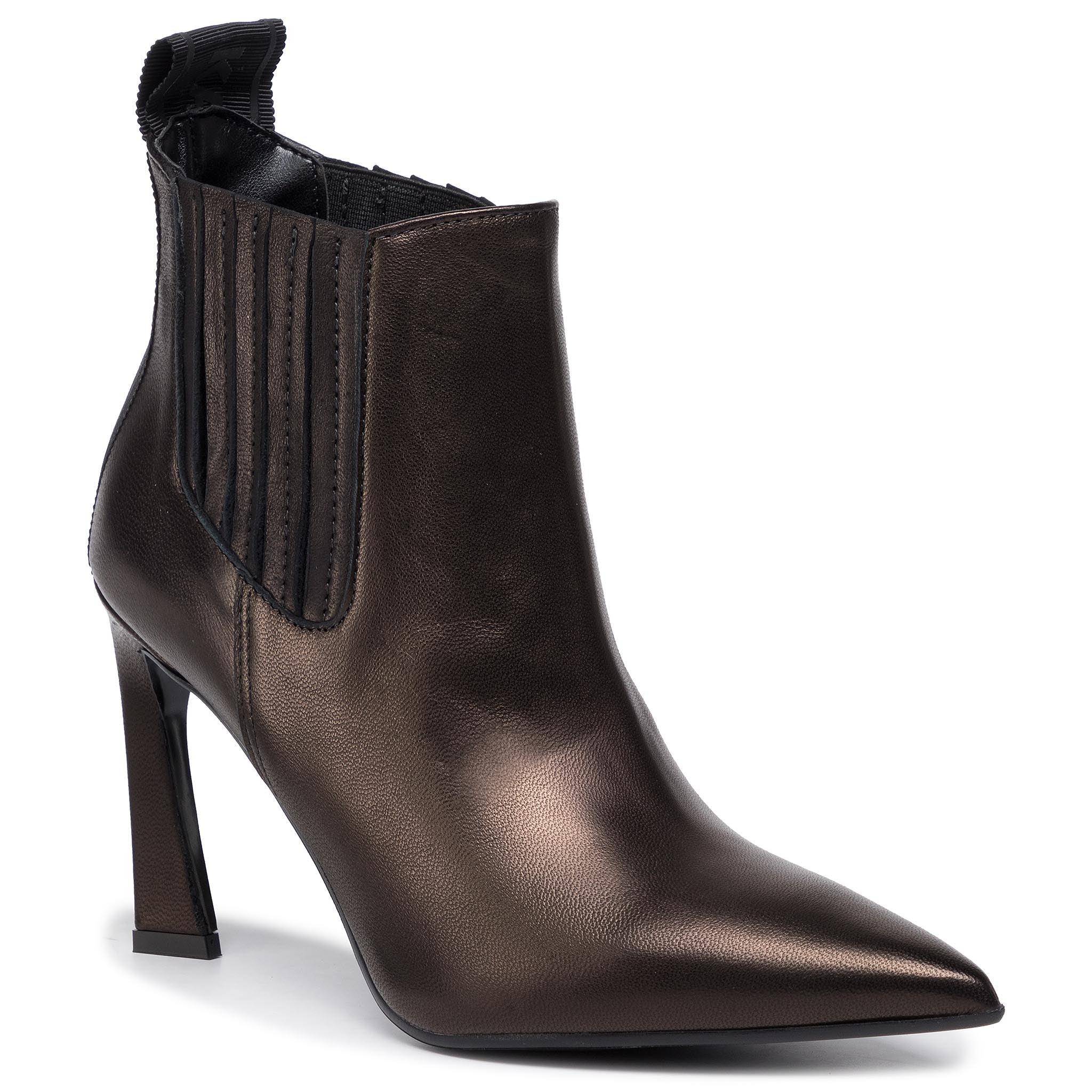 Karl Lagerfeld Women's Heeled Boots in Brown