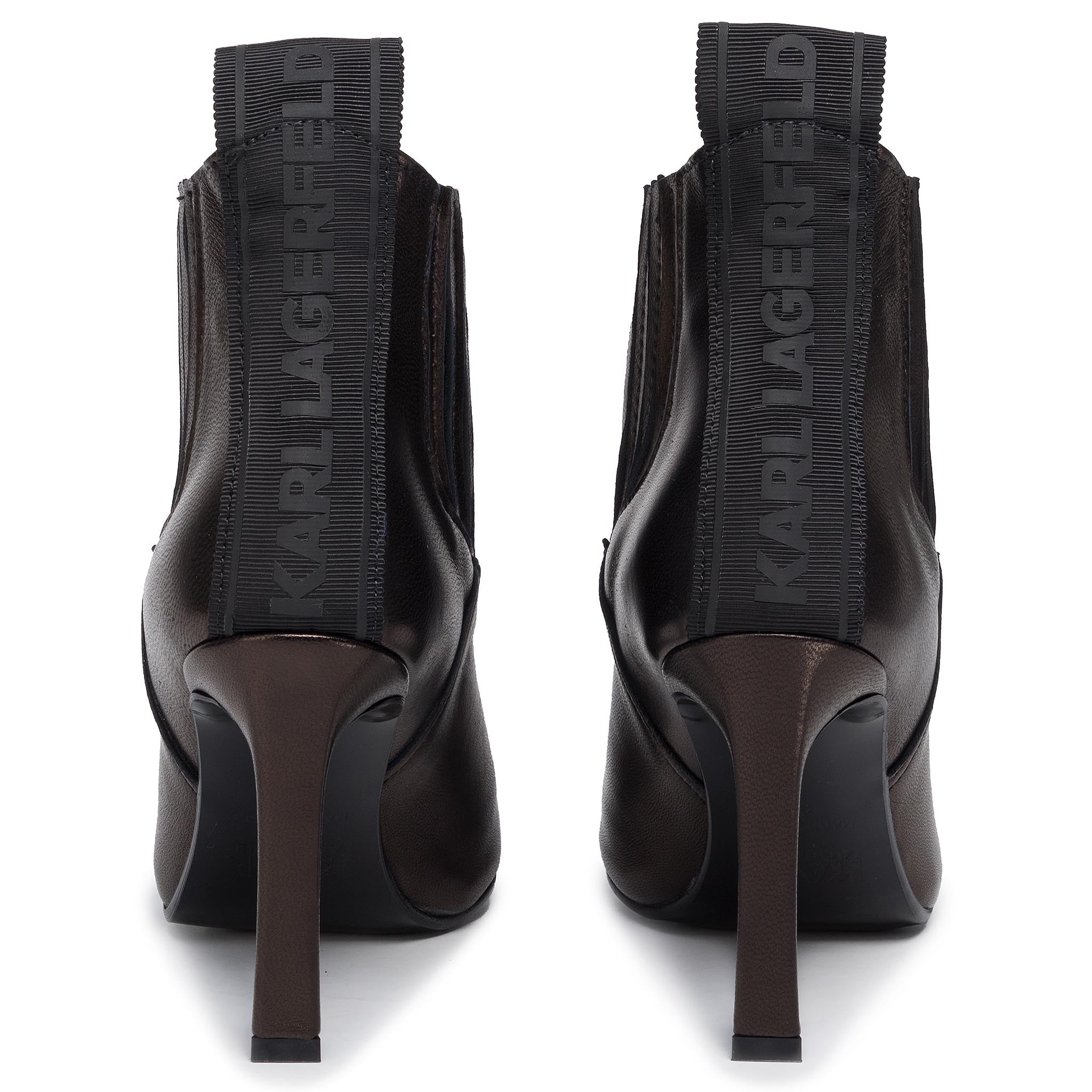 Karl Lagerfeld Women's Heeled Boots in Brown