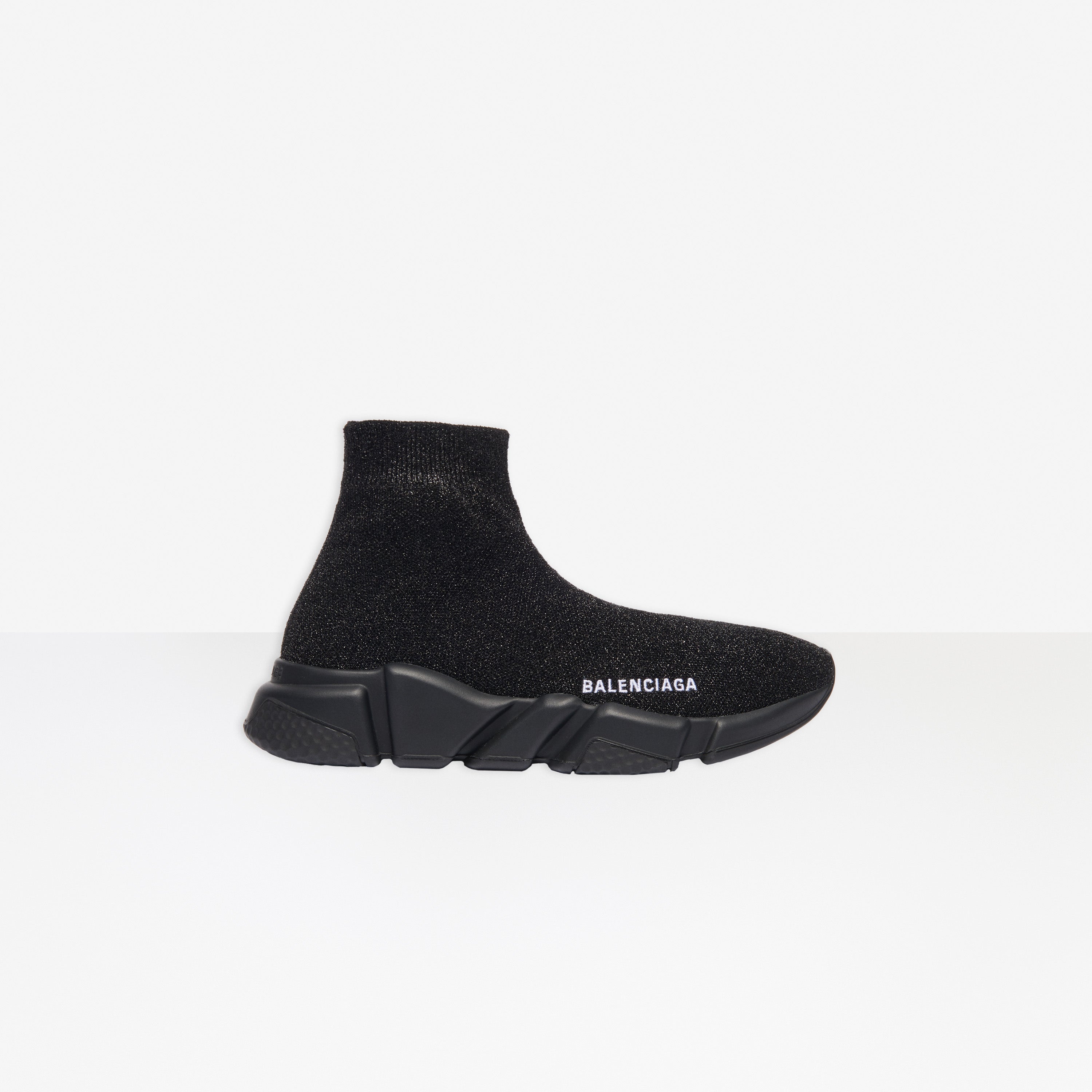 Balenciaga Womens Speed Shoes In Black
