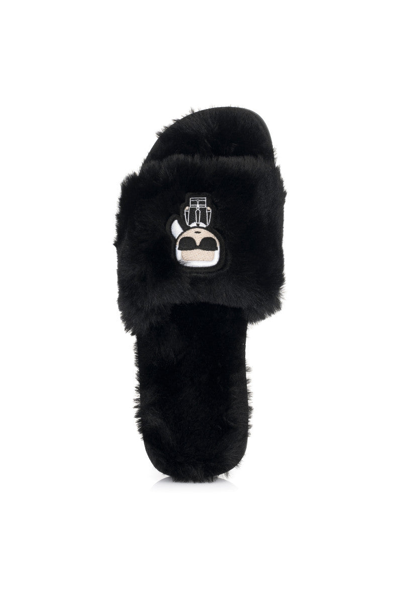 Karl Lagerfeld Women's Sliders in Black