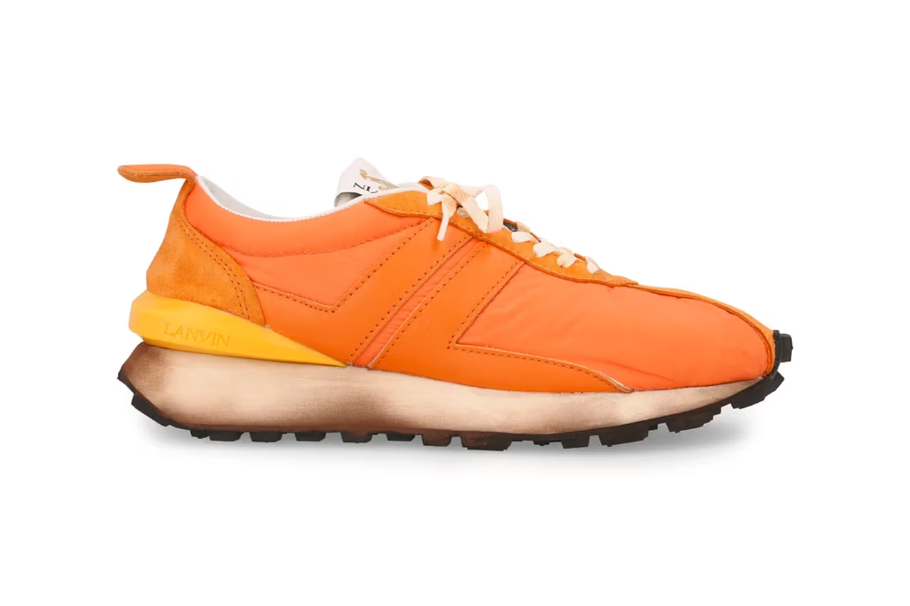 Lanvin Men's Trainers in Orange