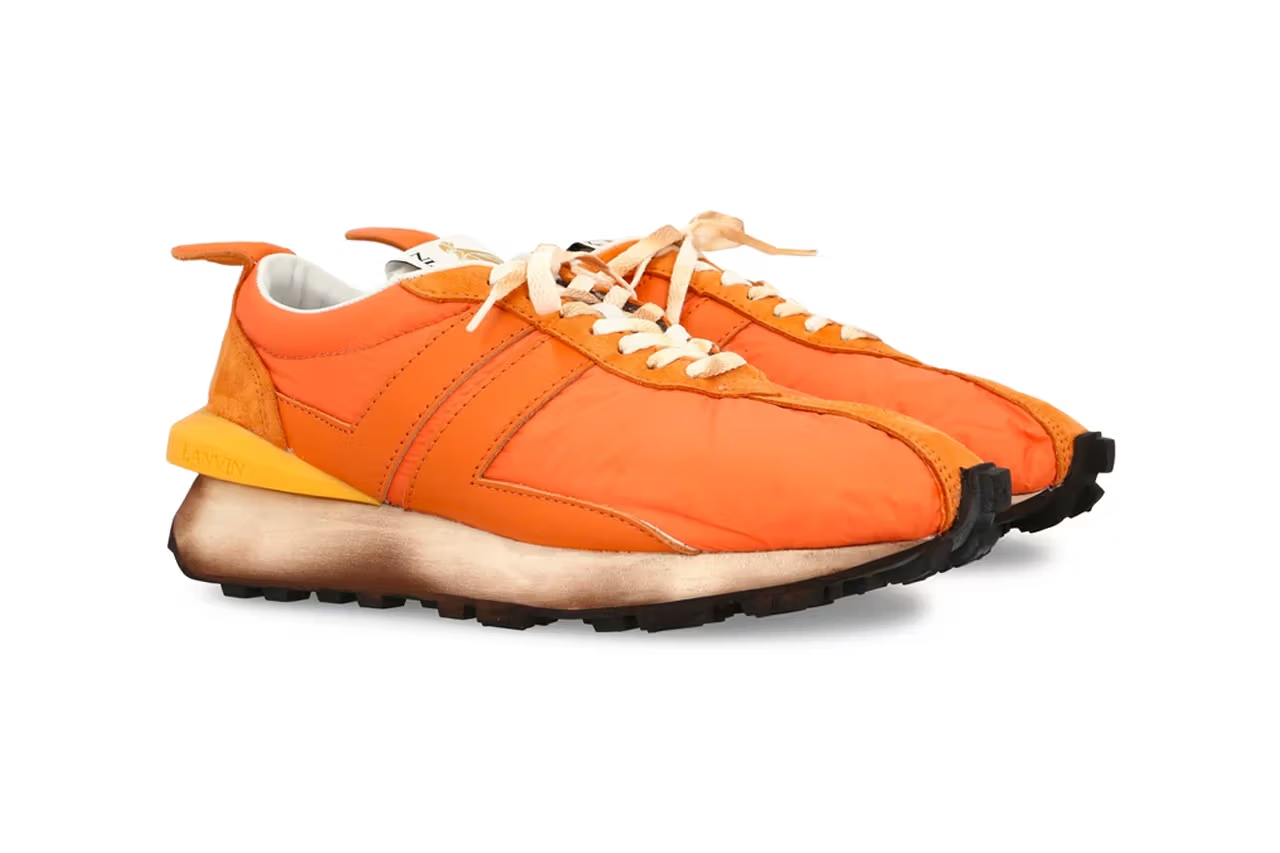 Lanvin Men's Trainers in Orange