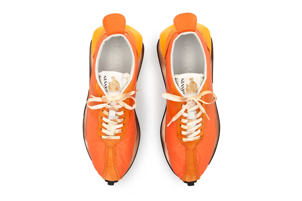 Lanvin Men's Trainers in Orange