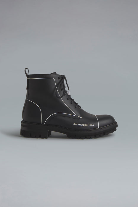 Dsquared2 Men's Lace-Up Boots in Black