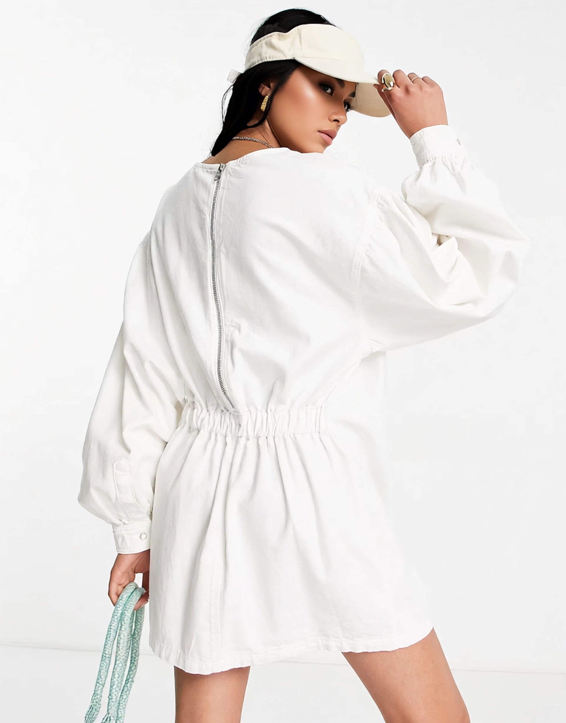 Womens Allsaints Tali Smock Dress In White