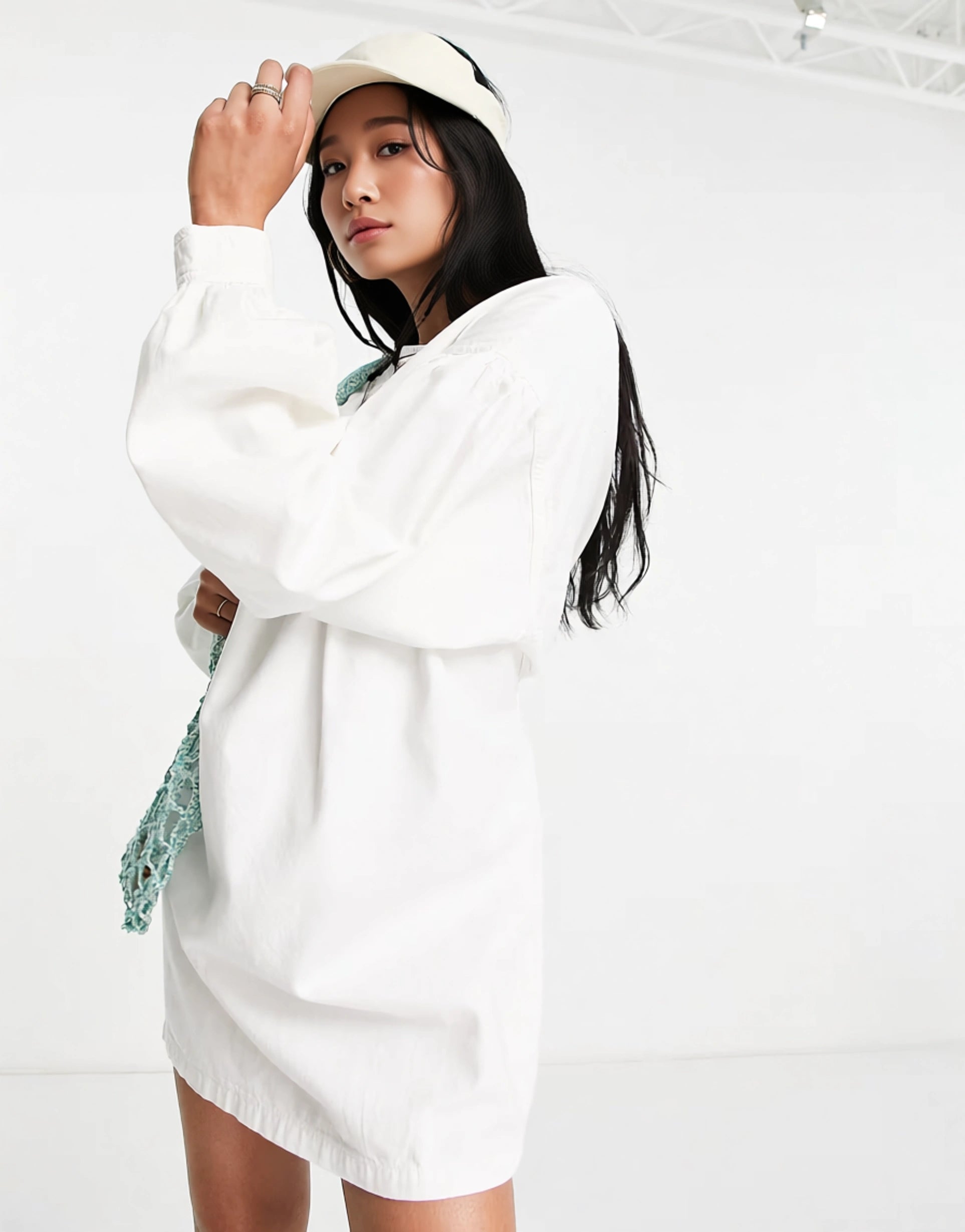 Womens Allsaints Tali Smock Dress In White