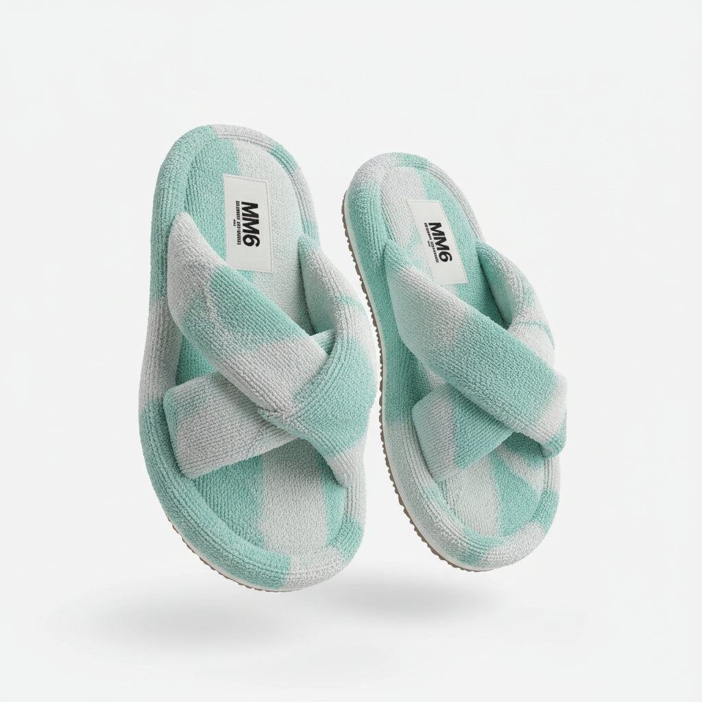 Mm6 Maison Margiela Womens Slippers in White