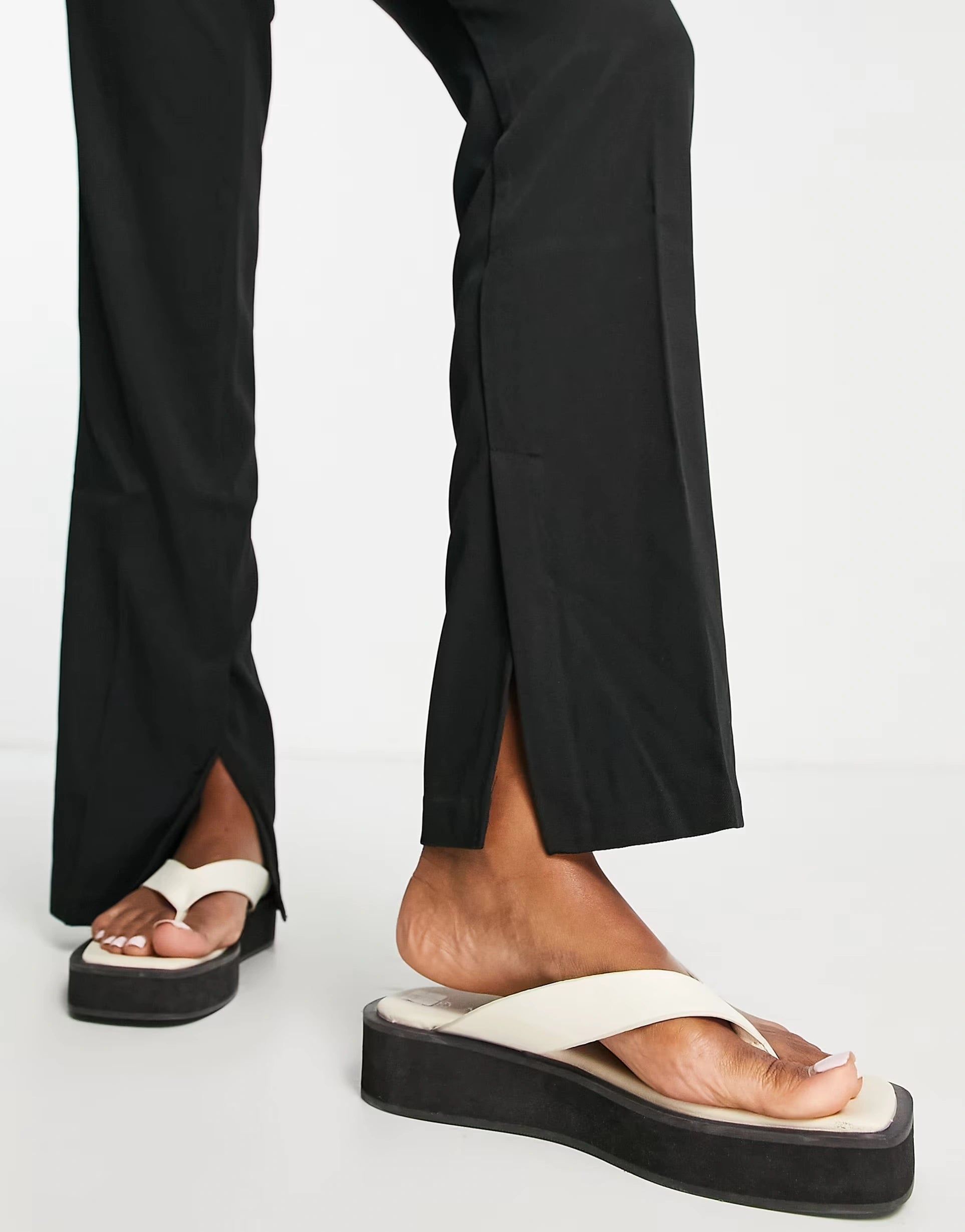 NA-KD Womens Mix Tailored Trousers In Black