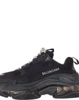 Balenciaga Womens Triple S Shoes In Black