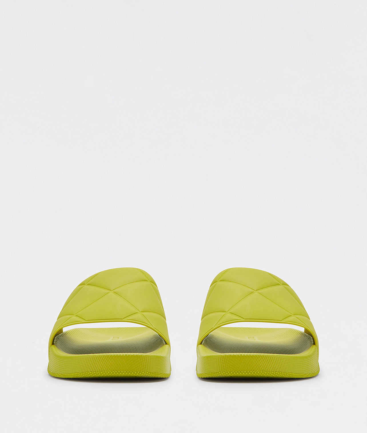 Bottega Veneta Men's Sliders in Green
