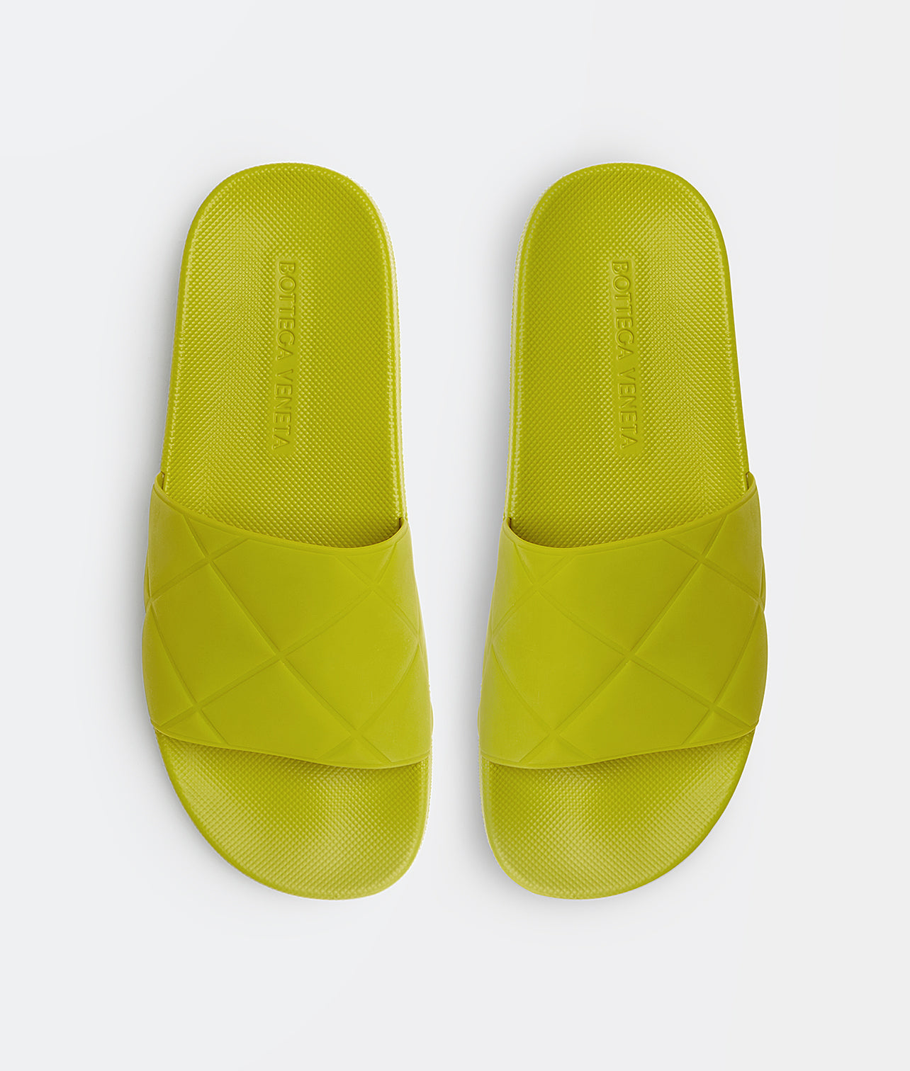Bottega Veneta Men's Sliders in Green