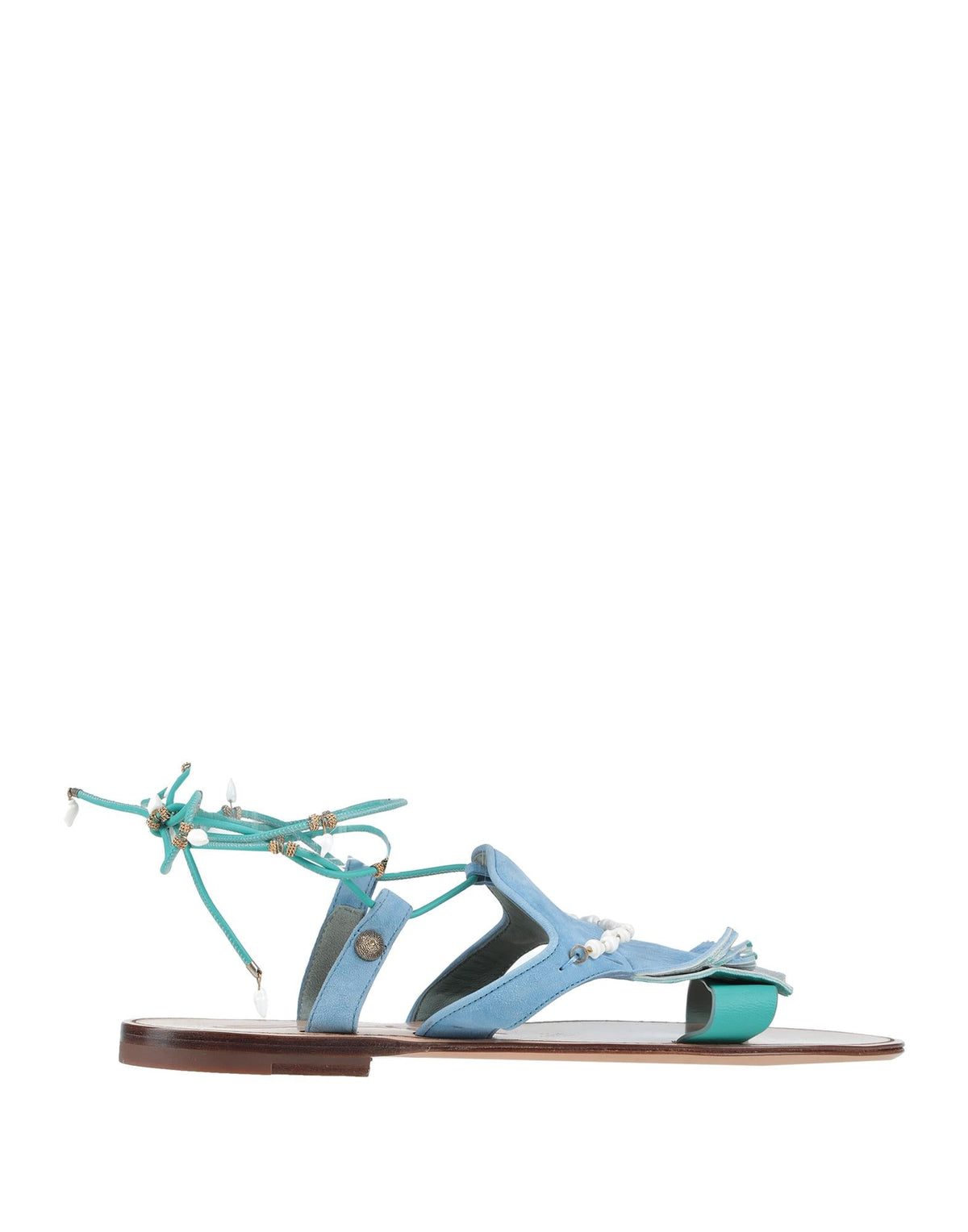 Santoni Women's Embellished Lace Sandals