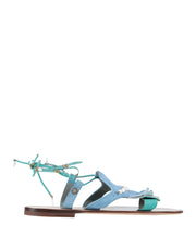 Santoni Women's Embellished Lace Sandals