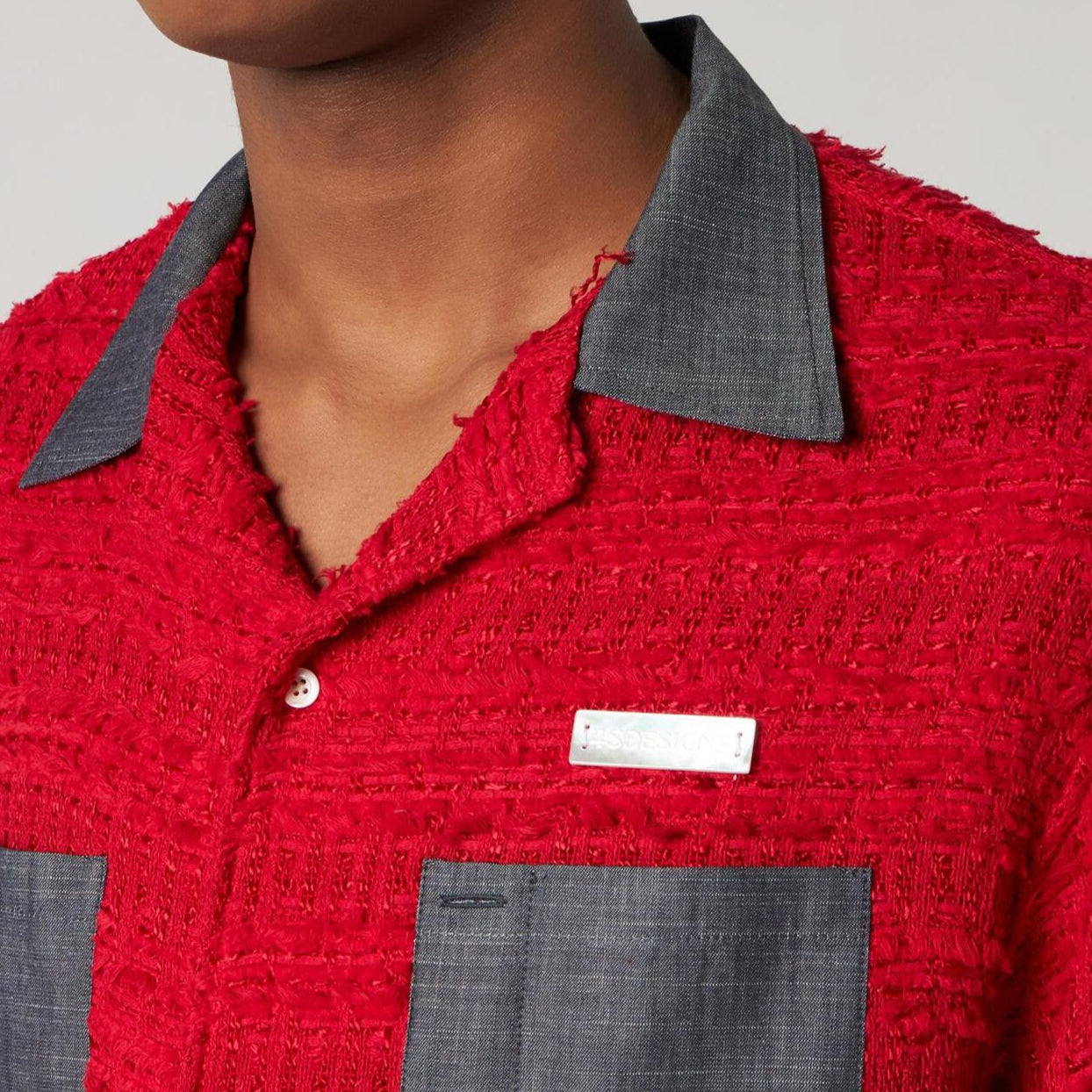 4SDesigns Mens Utility Shirt Red