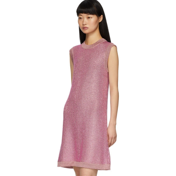 Gucci Womens Mini Dress in Pink
