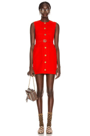 Gucci Womens Mini Dress in Red