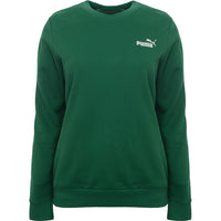 Puma Women's Varsity Green Essentials Small Logo Sweatshirt