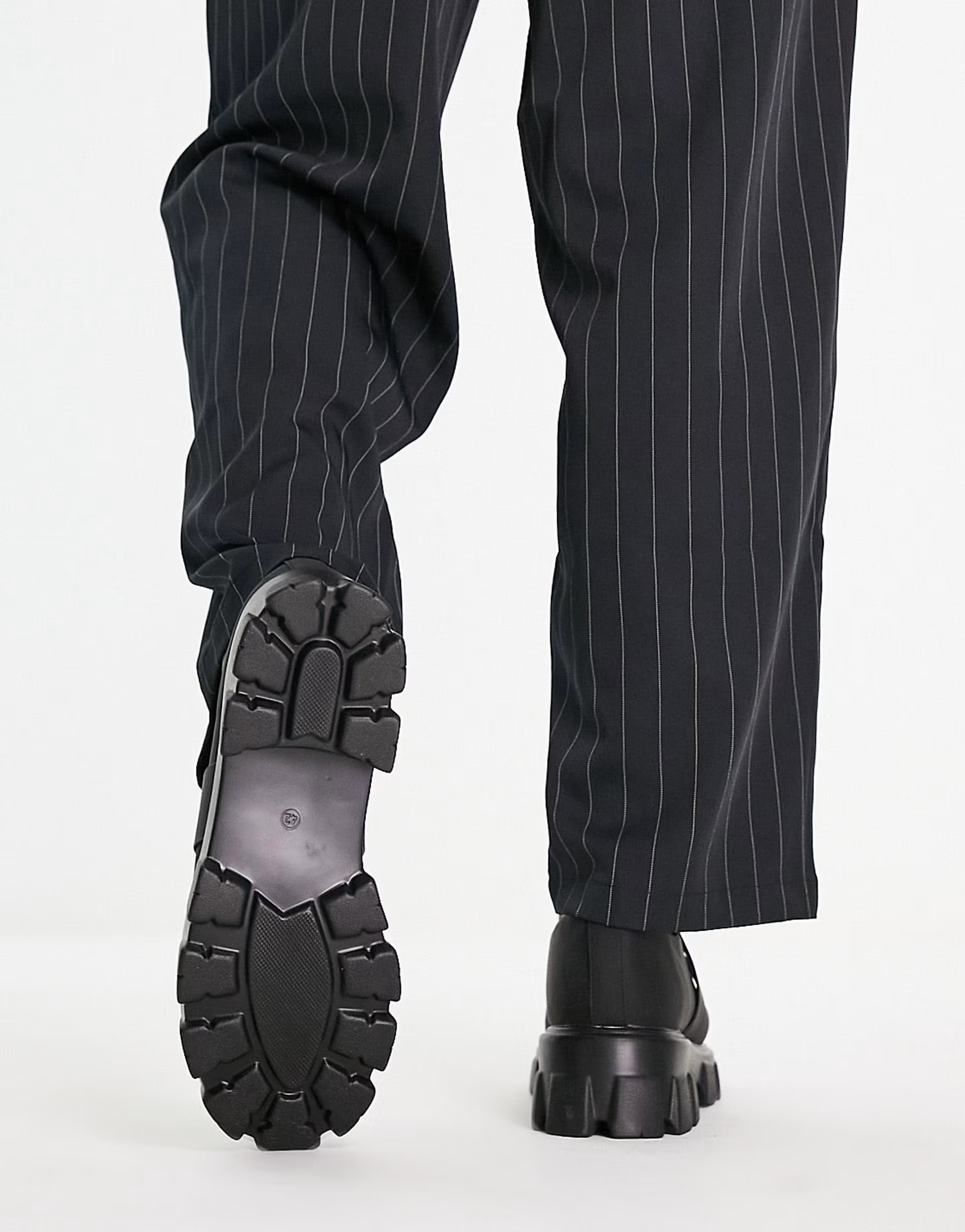 Public Desire Mens Chariot Chunky Loafers In Black