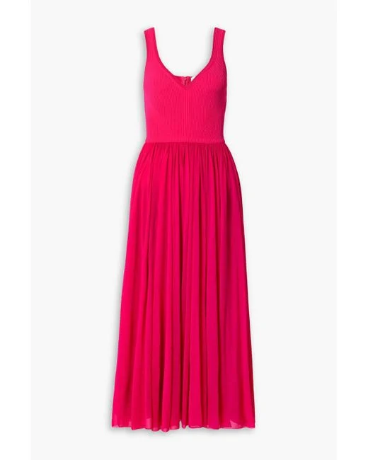 Alexander Mcqueen Women's Maxi Dress in Pink