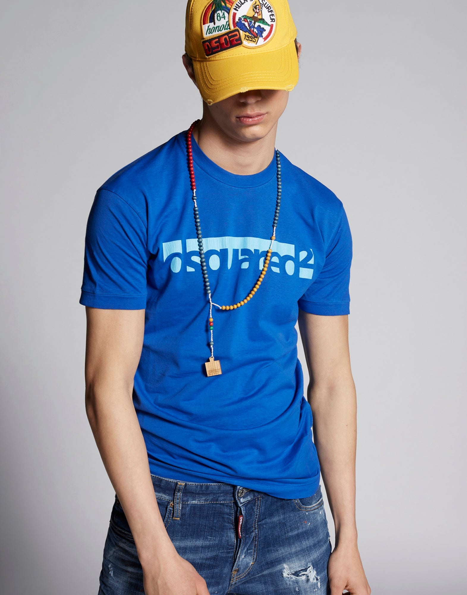 Dsquared2 Mens Short Sleeve T-Shirts In Blue